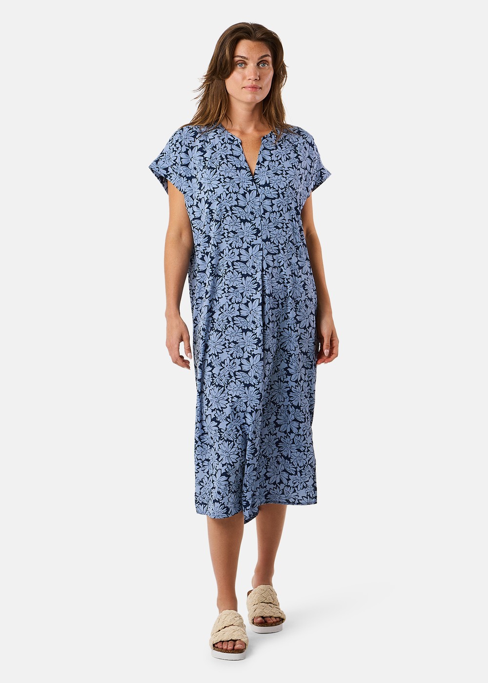 Sankt Claud Tunic Dress W, Daisey Flower Blue, 36,  Bästsäljare