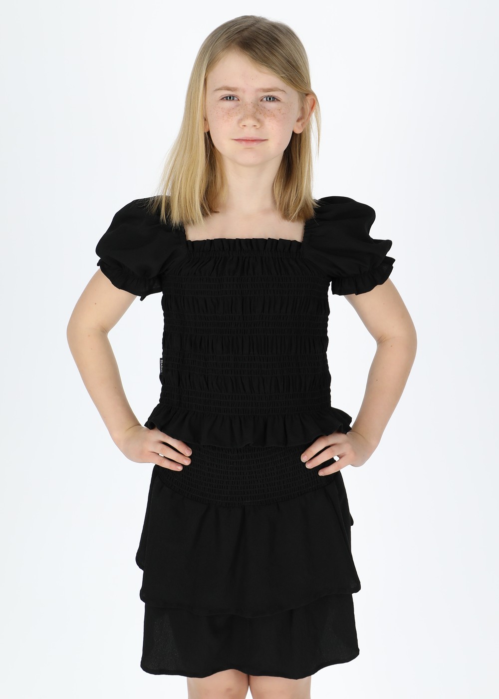 Miami Smock Top  Jr, Black, 170,  Toppar