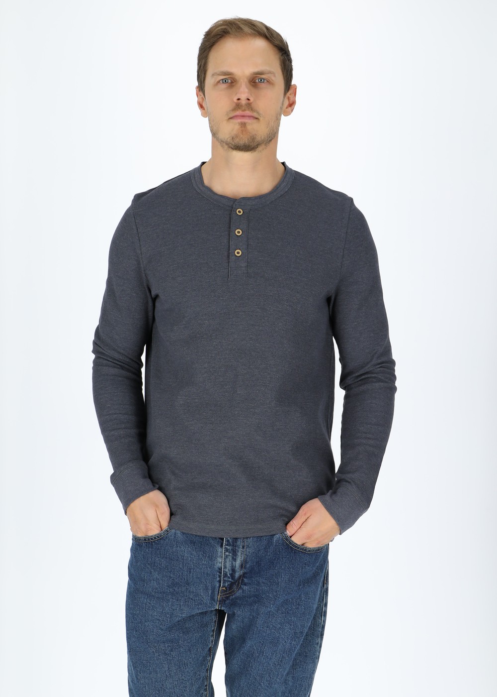 Henley Shirt, Navy, 3xl,  Sweatshirts Henley Shirt, Navy, 3xl,  Sweatshirts
