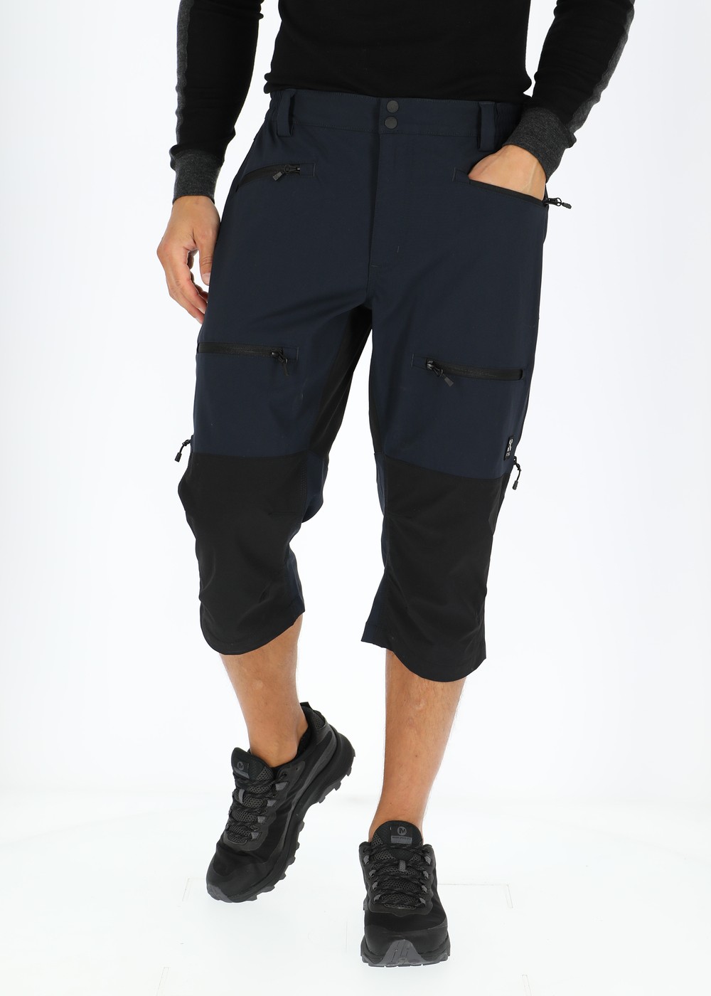 Colorado Stretch 3/4 Pants, Dk. Navy/Black, S,  Shorts Colorado Stretch 3/4 Pants, Dk. Navy/Black, S,  Shorts