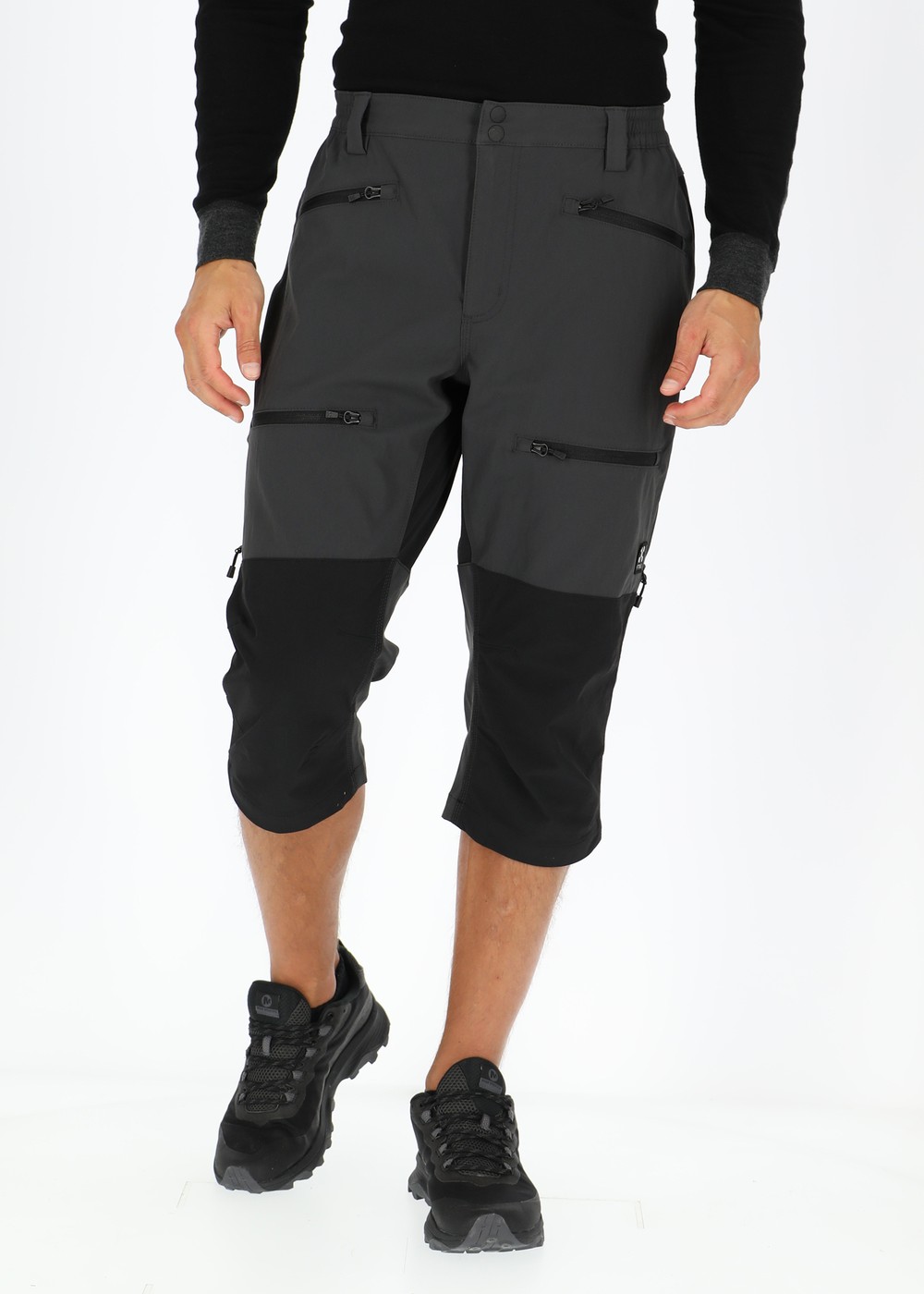 Colorado Stretch 3/4 Pants, Charcoal/Black, Xs,  Shorts