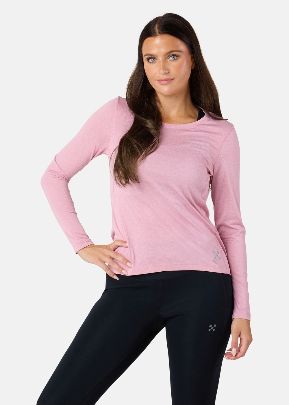 Training L/S Tee Ii W, Dusty Rose Melange, 48,  Träningströjor Training L/S Tee Ii W, Dusty Rose Melange, 48,  Träningströjor