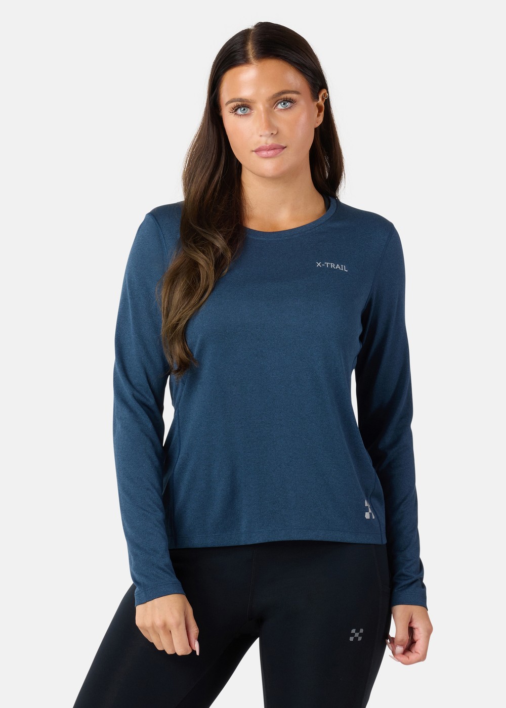 Training L/S Tee Ii W, Dk. Navy Melange, 36,  Träningströjor
