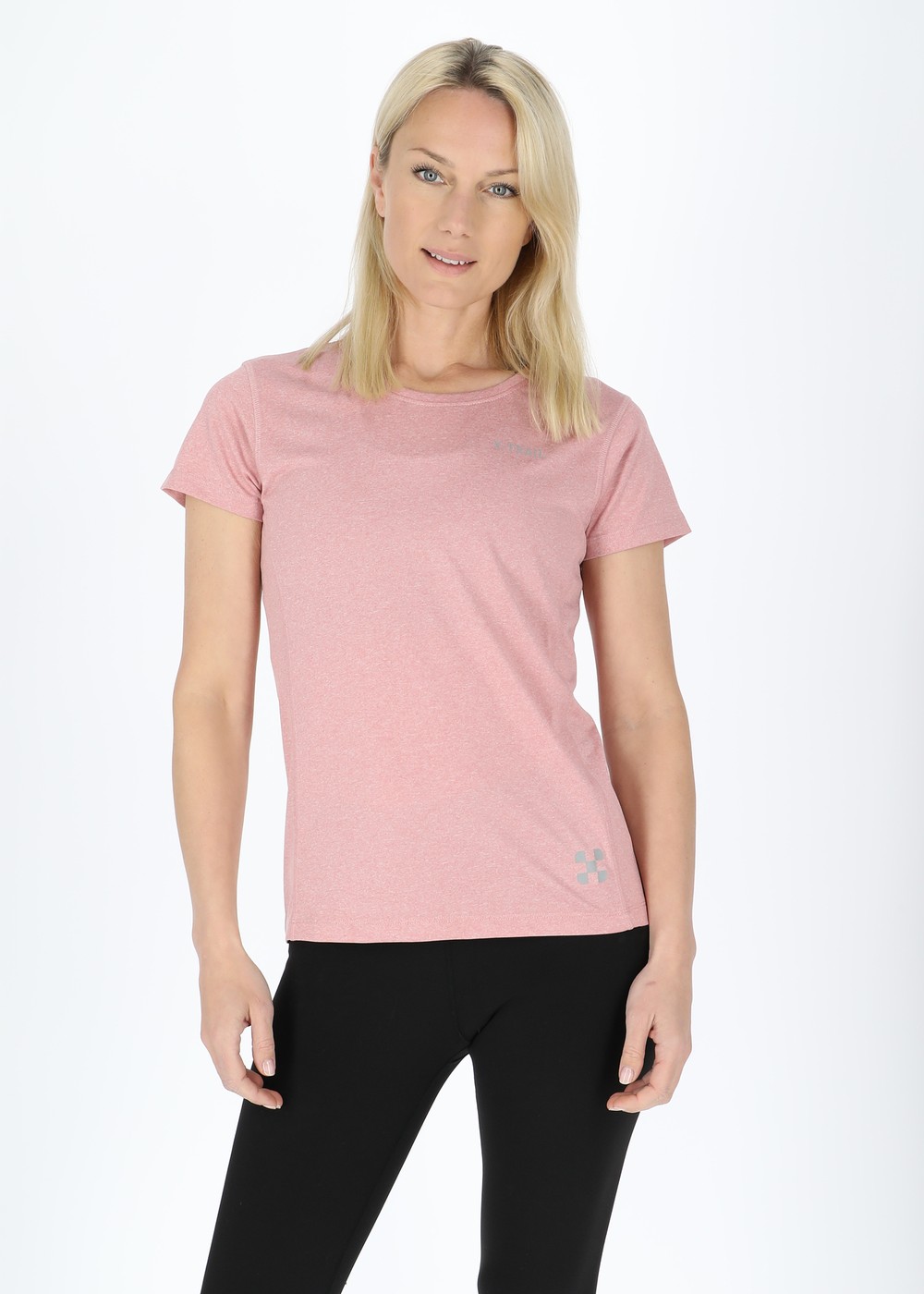 Training Tee Ii W, Dusty Rose Melange, 36,  Tränings-T-Shirts