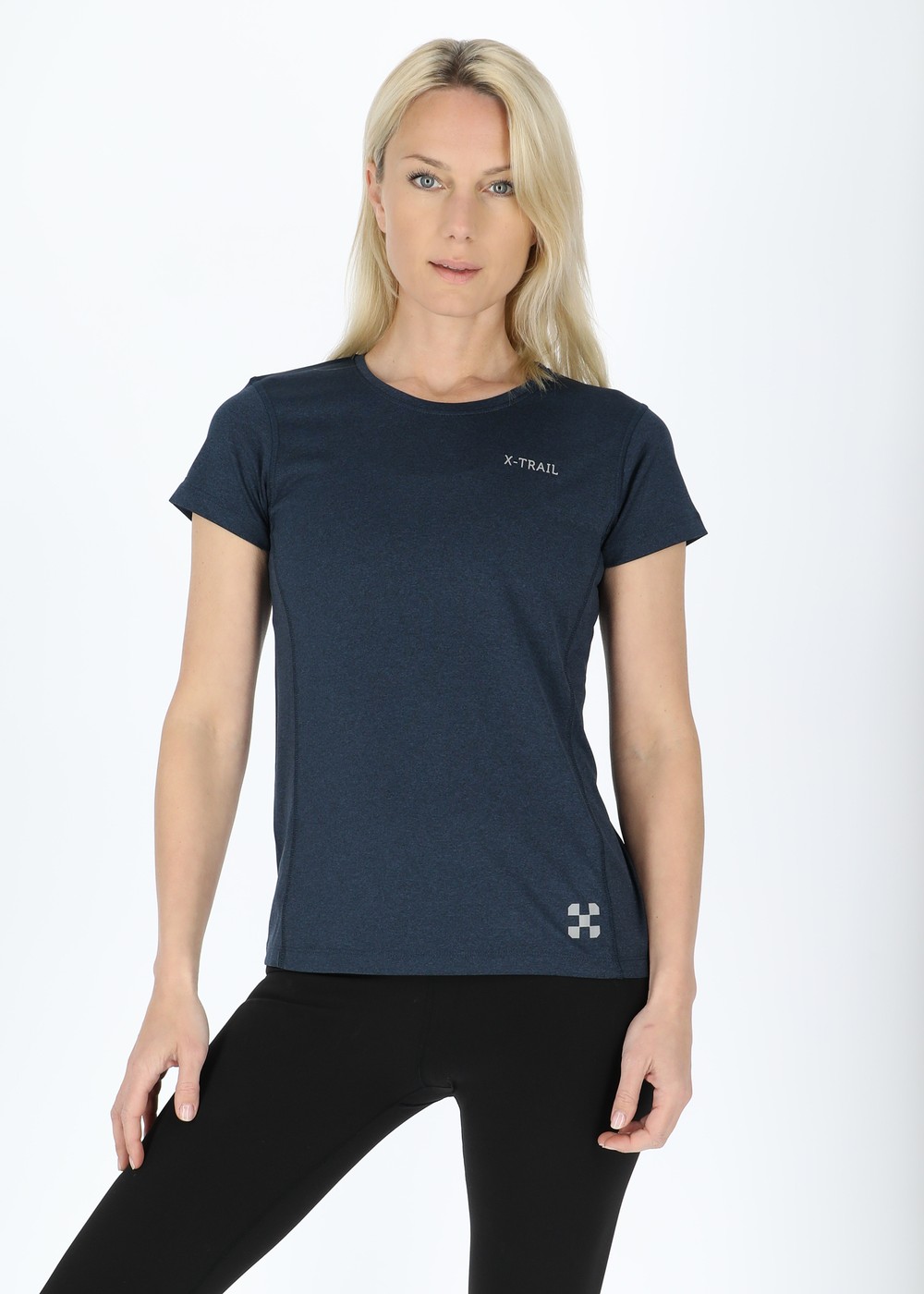 Training Tee Ii W, Dk. Navy Melange, 48,  Tränings-T-Shirts Training Tee Ii W, Dk. Navy Melange, 48,  Tränings-T-Shirts