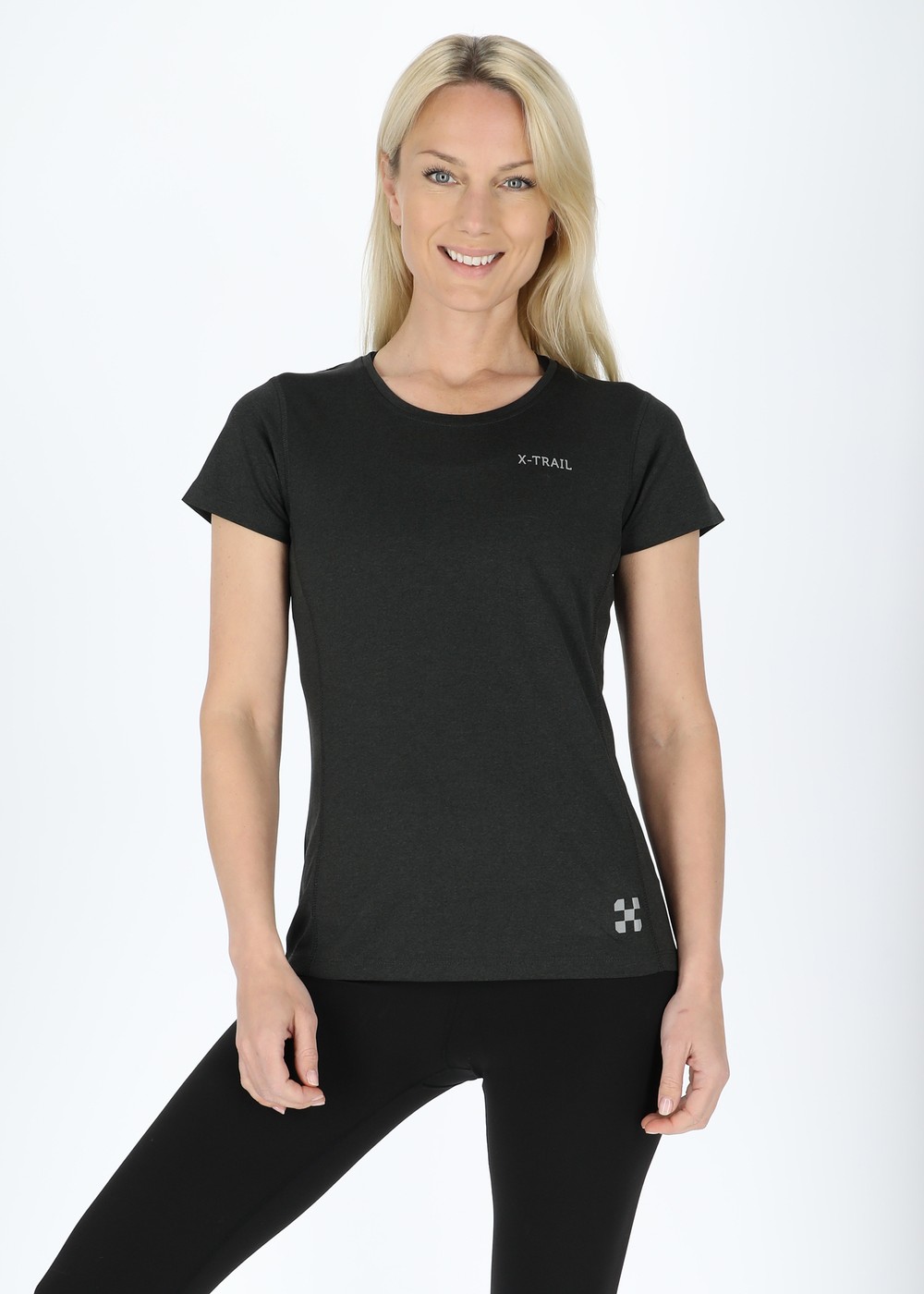 Training Tee Ii W, Black Melange, 48,  Tränings-T-Shirts