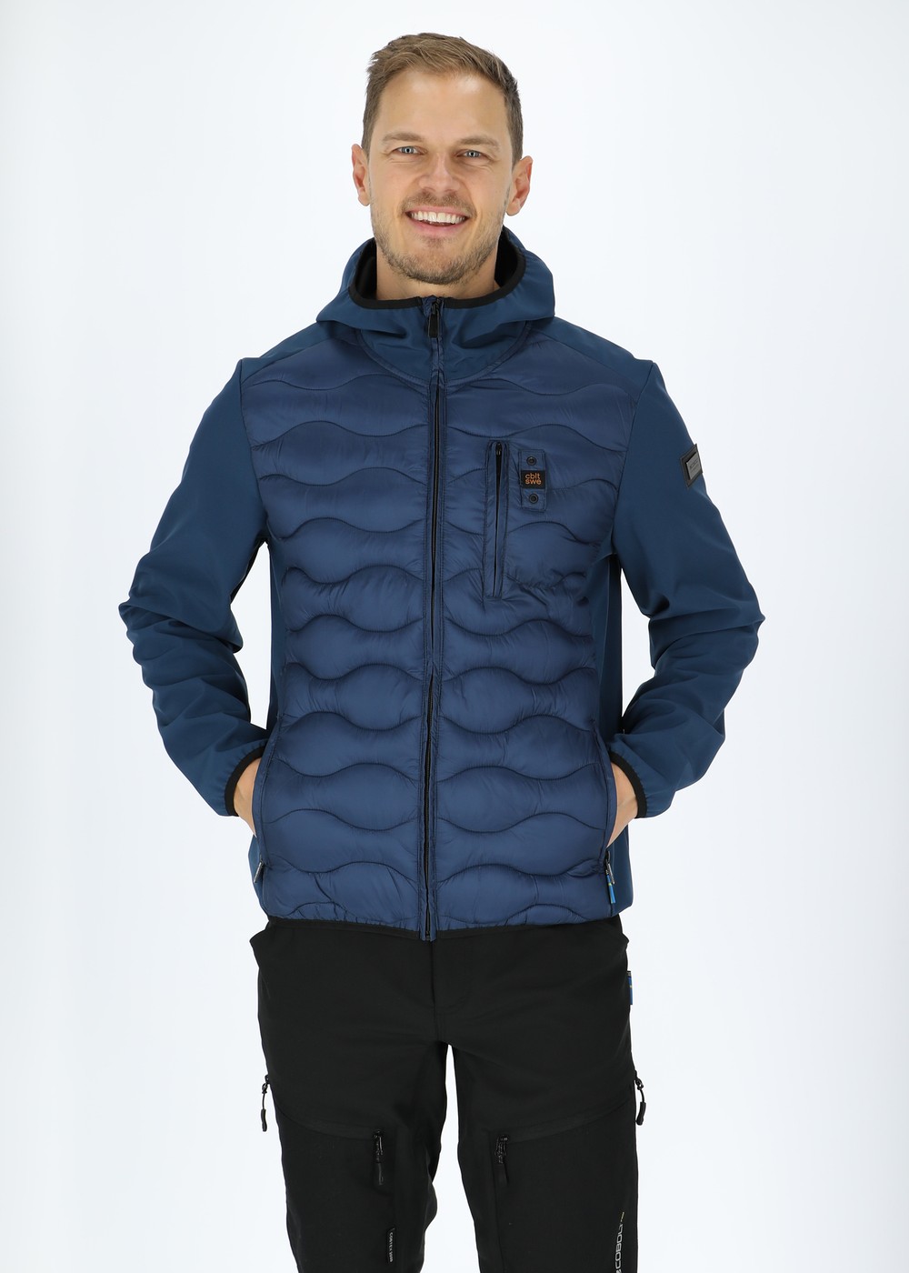 Lightwave Hybrid Softshell Jacket, Dk.Denim, Xl,  Softshelljackor