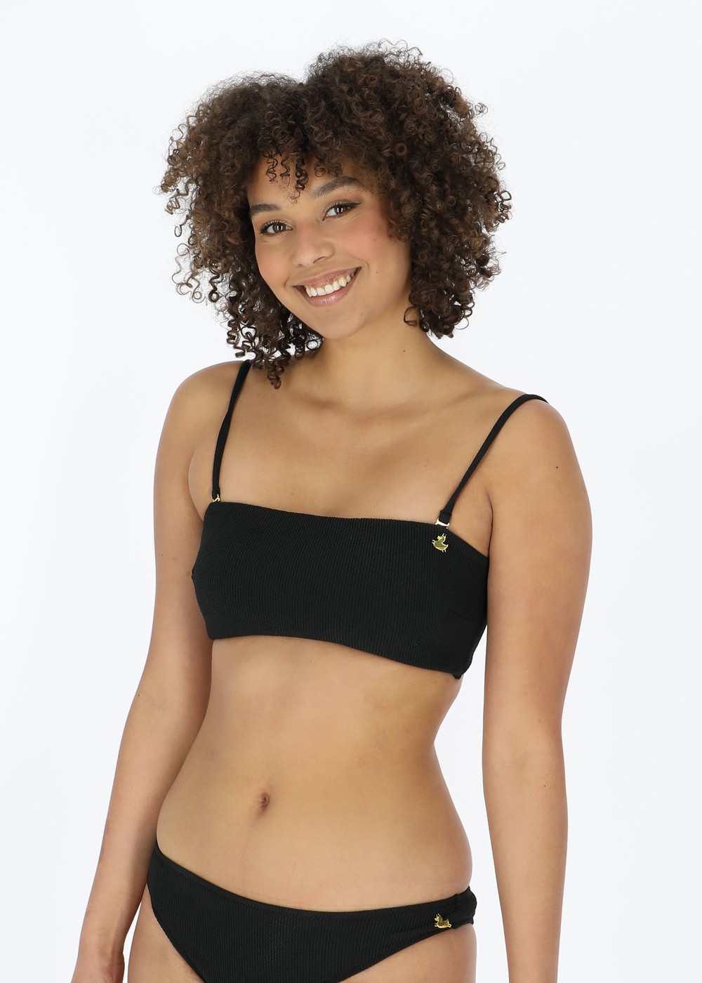 Ibiza Bubble Bandeau, Black, 42,  Bikinis