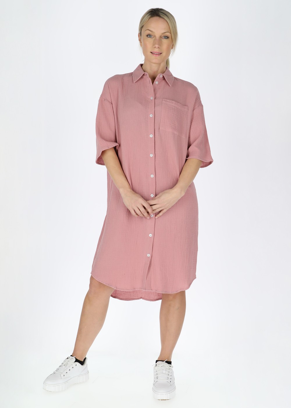 Maxime Oversized Shirt W, Dusty Rose, 38,  Bästsäljare