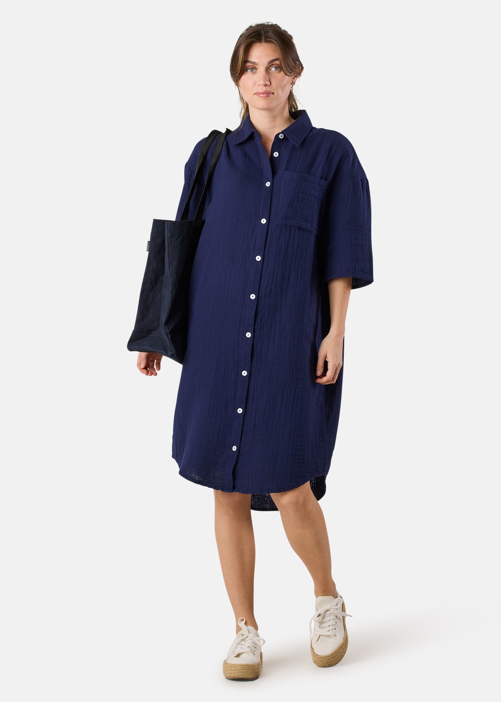 Maxime Oversized Shirt W, Dk. Navy, 34,  Bästsäljare Maxime Oversized Shirt W, Dk. Navy, 34,  Bästsäljare