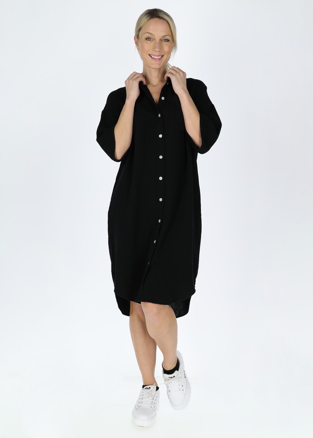 Maxime Oversized Shirt W, Black, 38,  Bästsäljare | Kläder//T-Shirts//Herr | Padelspecialisterna