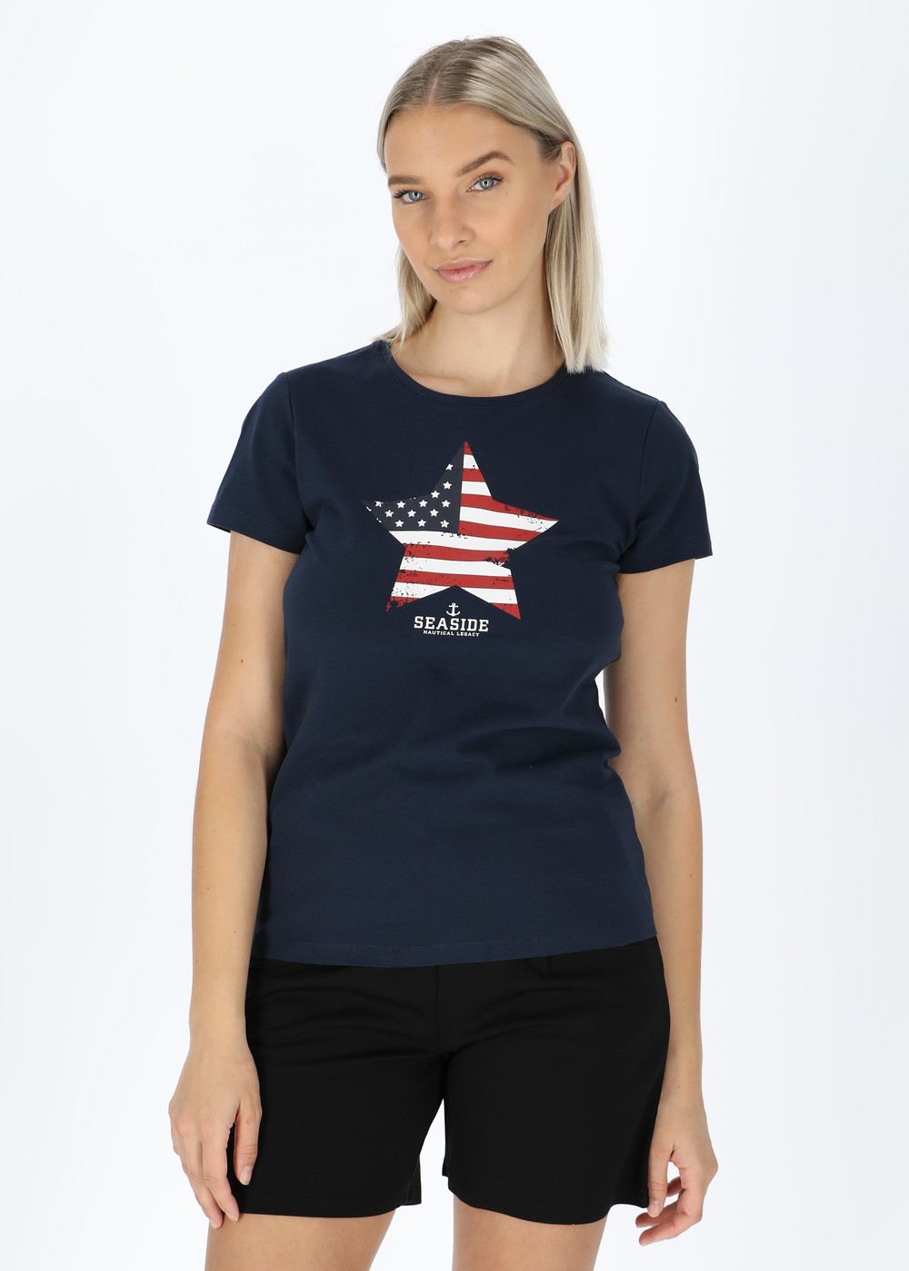 Hampton Tee W, Dk. Navy, 36,  T-Shirts