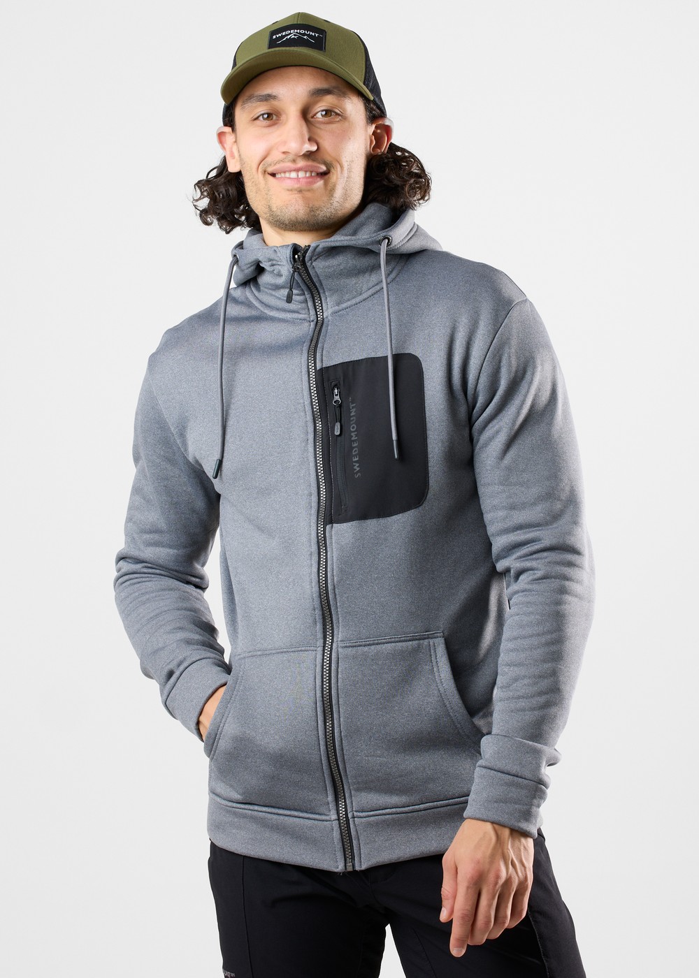 Trondheim Stretch Full Zip Hood, Charcoal Melange, Xl,  Hoodies Trondheim Stretch Full Zip Hood, Charcoal Melange, Xl,  Hoodies