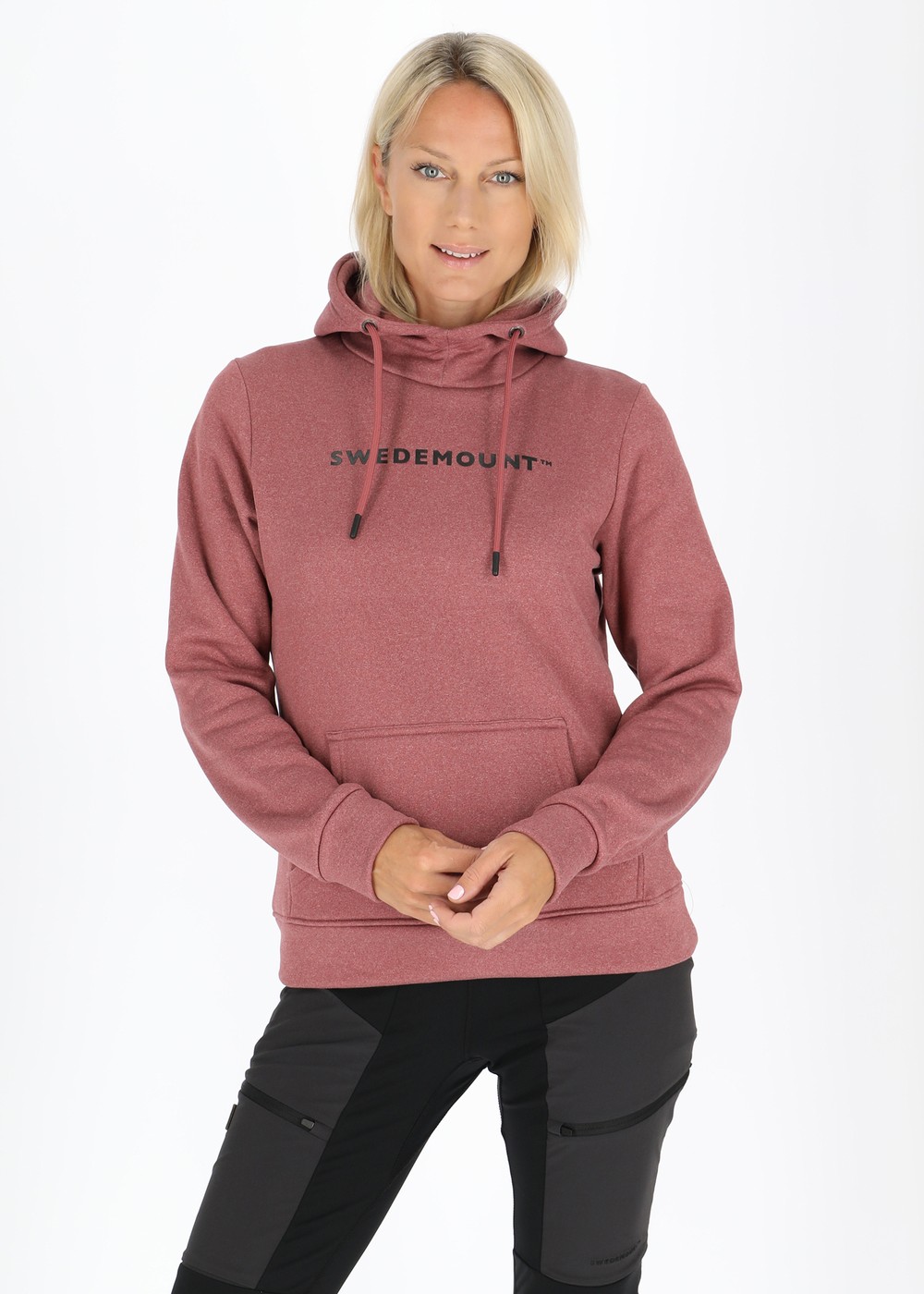 Trondheim Stretch Hood W, Dusty Rose Melange, 40,  Hoodies