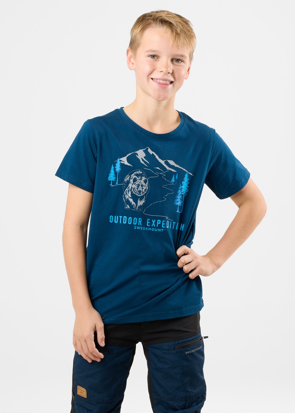 Forest Tee Jr, Blue Bear, 100,  T-Shirts Forest Tee Jr, Blue Bear, 100,  T-Shirts