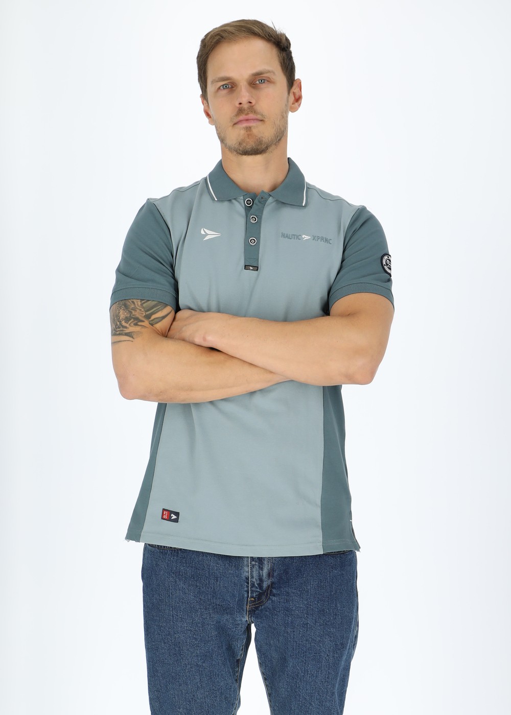 Marstrand Vertikcal Piké, Sea Green/Dk Sea Green, M,  Piketröjor Marstrand Vertikcal Piké, Sea Green/Dk Sea Green, M,  Piketröjor