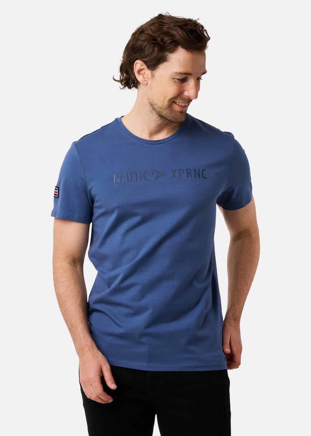 Marstrand Logo Tee, Dusty Denim Blue, S,  T-Shirts Marstrand Logo Tee, Dusty Denim Blue, S,  T-Shirts
