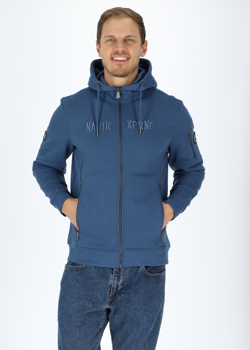 Marstrand Zip Hood, Denim Blue, L,  Hoodies Marstrand Zip Hood, Denim Blue, L,  Hoodies