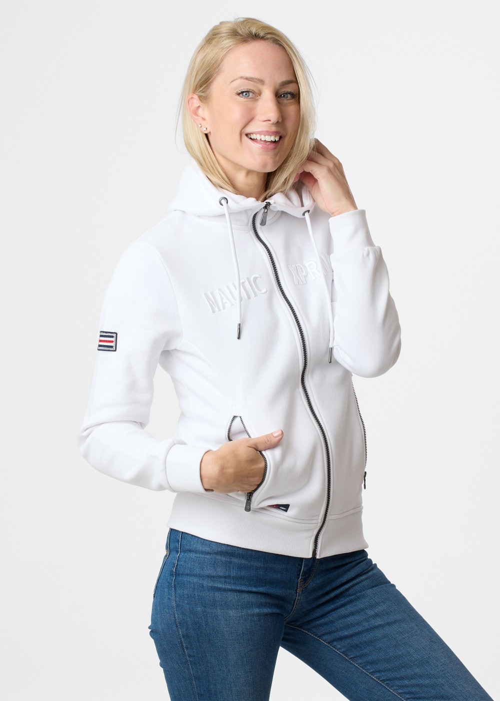 Marstrand Zip Hood W, White, 40,  Hoodies Marstrand Zip Hood W, White, 40,  Hoodies