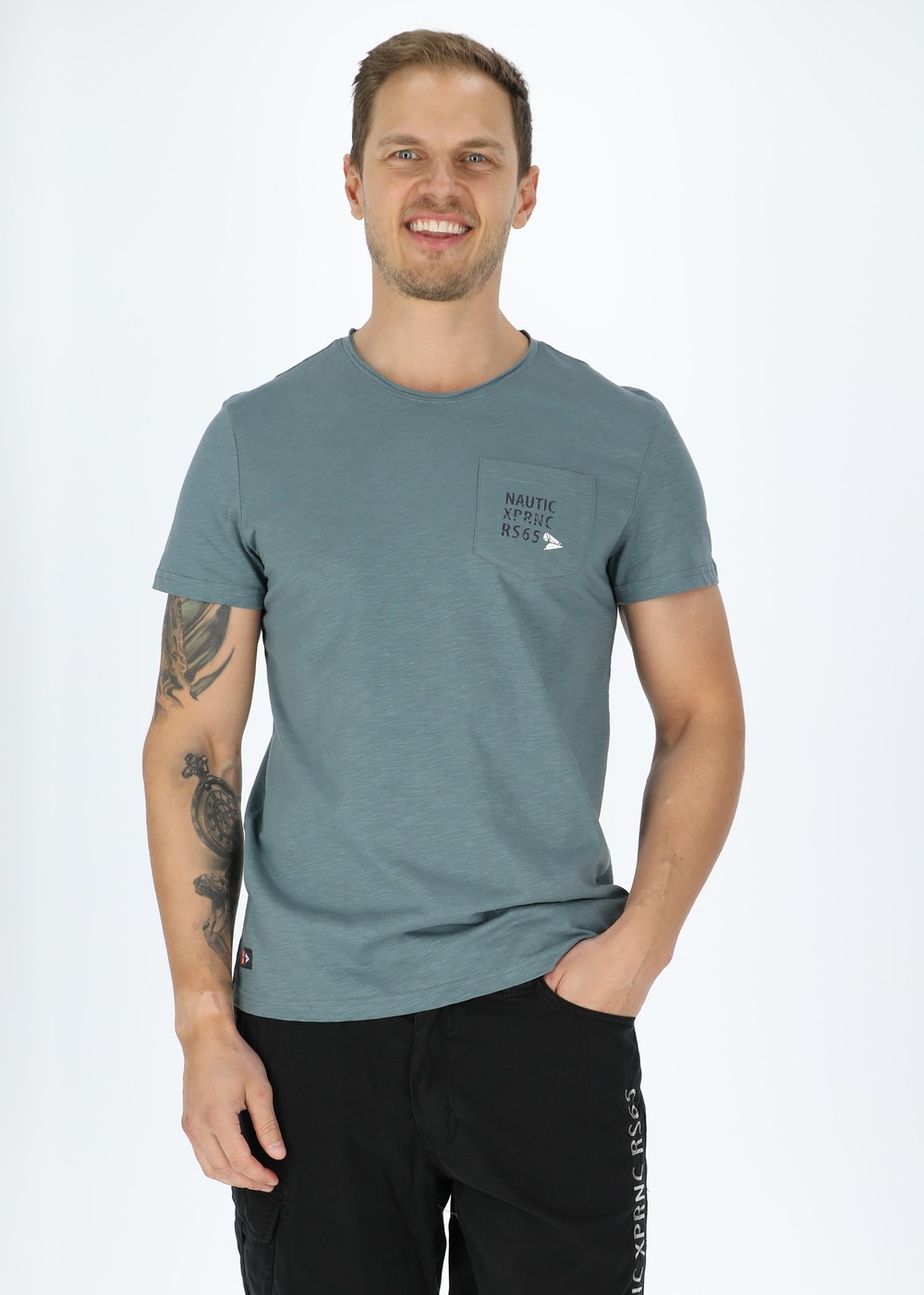 Marstrand Pocket Tee, Sea Green, M,  T-Shirts Marstrand Pocket Tee, Sea Green, M,  T-Shirts