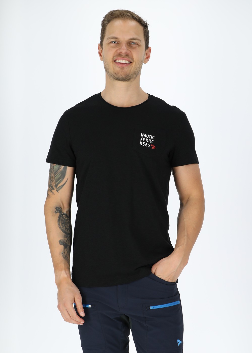 Marstrand Pocket Tee, Black, Xl,  T-Shirts | Kläder//T-Shirts//Herr | Padelspecialisterna