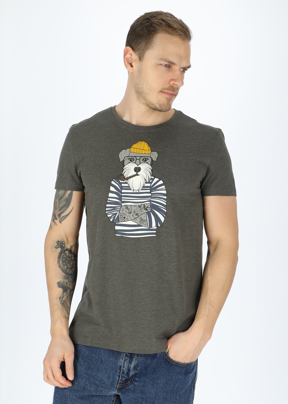 San Diego Tee, Olive Melange, 2xl,  T-Shirts San Diego Tee, Olive Melange, 2xl,  T-Shirts