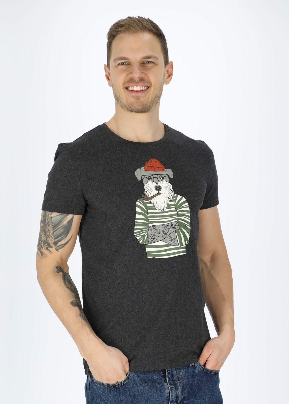 San Diego Tee, Charcoal Melange, 3xl,  T-Shirts San Diego Tee, Charcoal Melange, 3xl,  T-Shirts