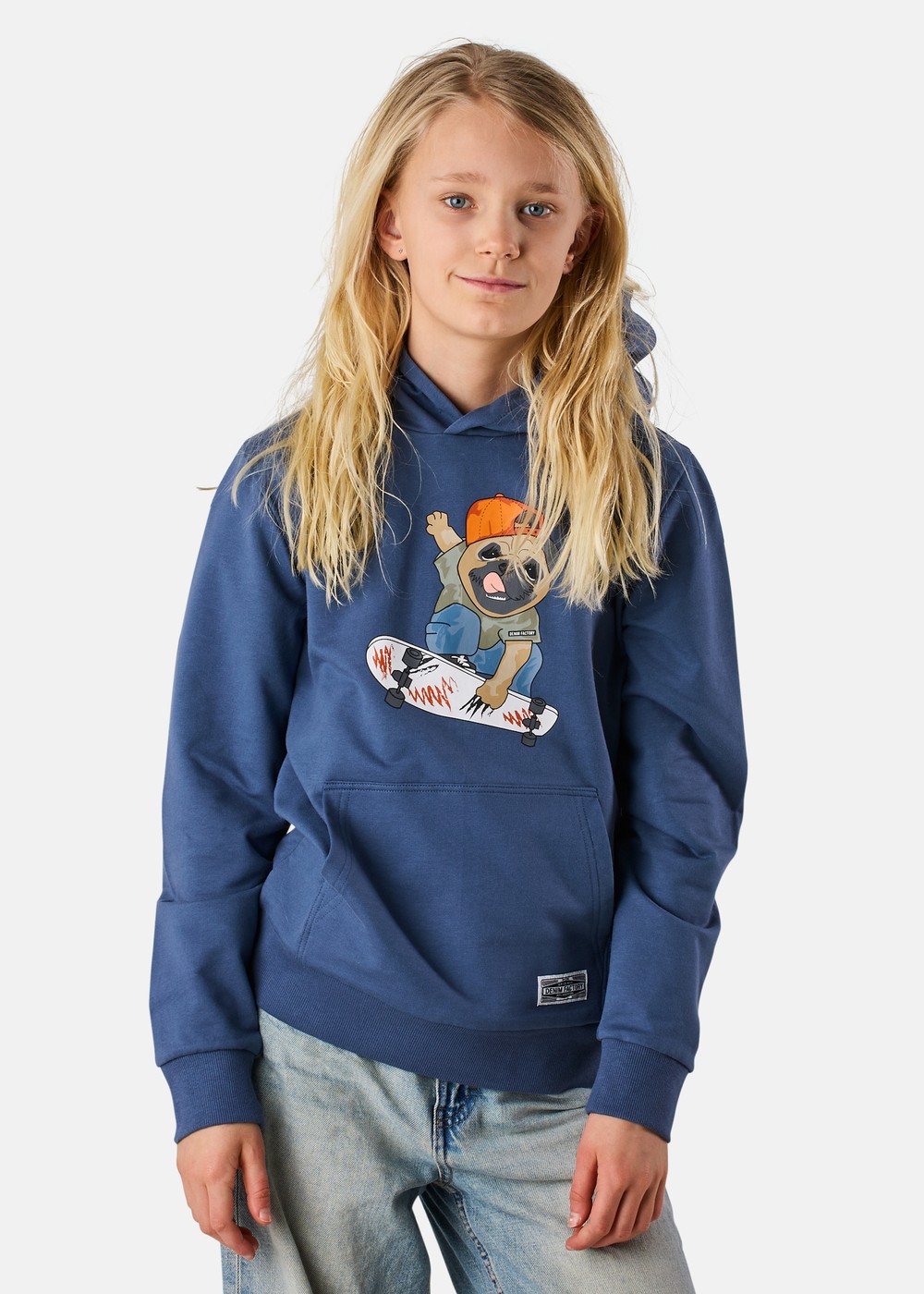 San Diego Hood B Jr, Denim Blue, 170,  Hoodies San Diego Hood B Jr, Denim Blue, 170,  Hoodies