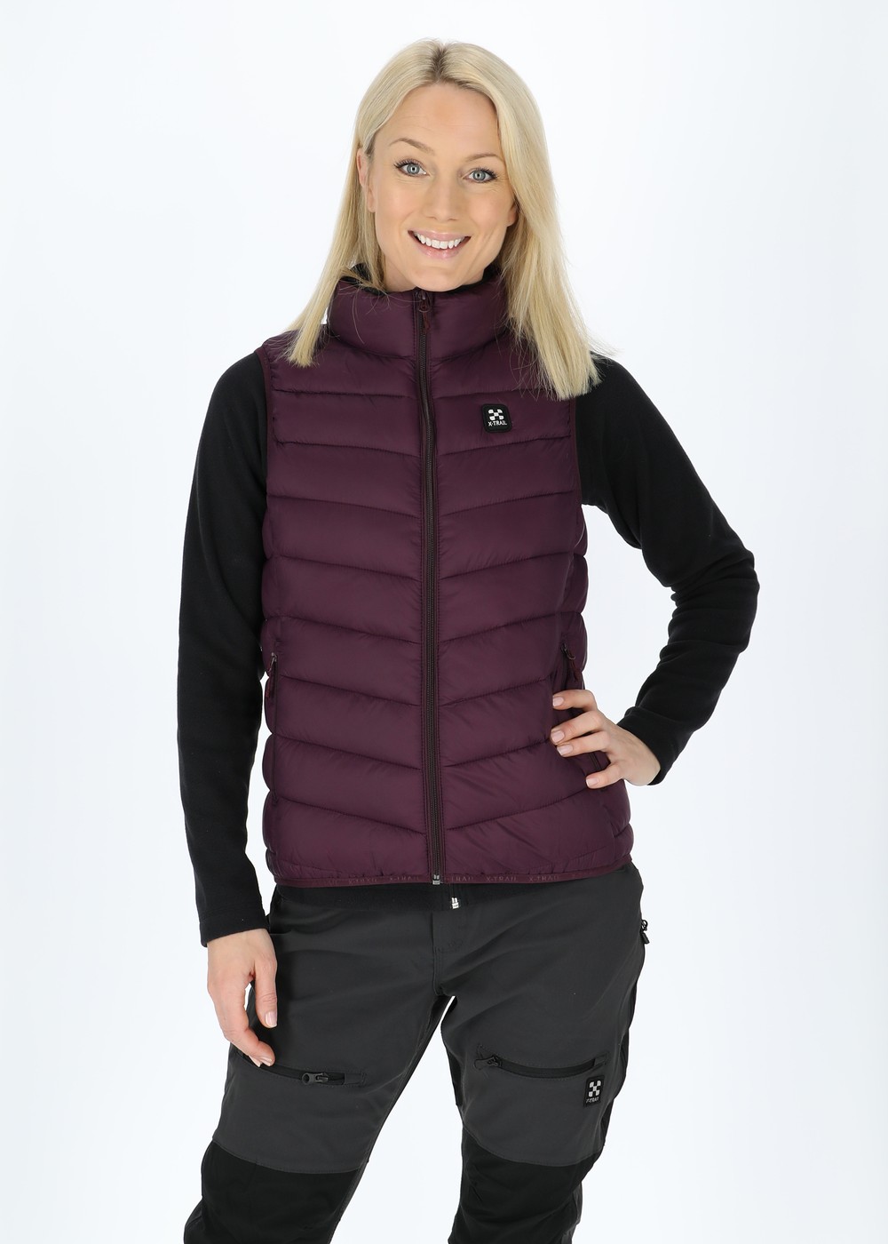 Colorado Lightweight Vest W, Burgundy, 46,  Västar