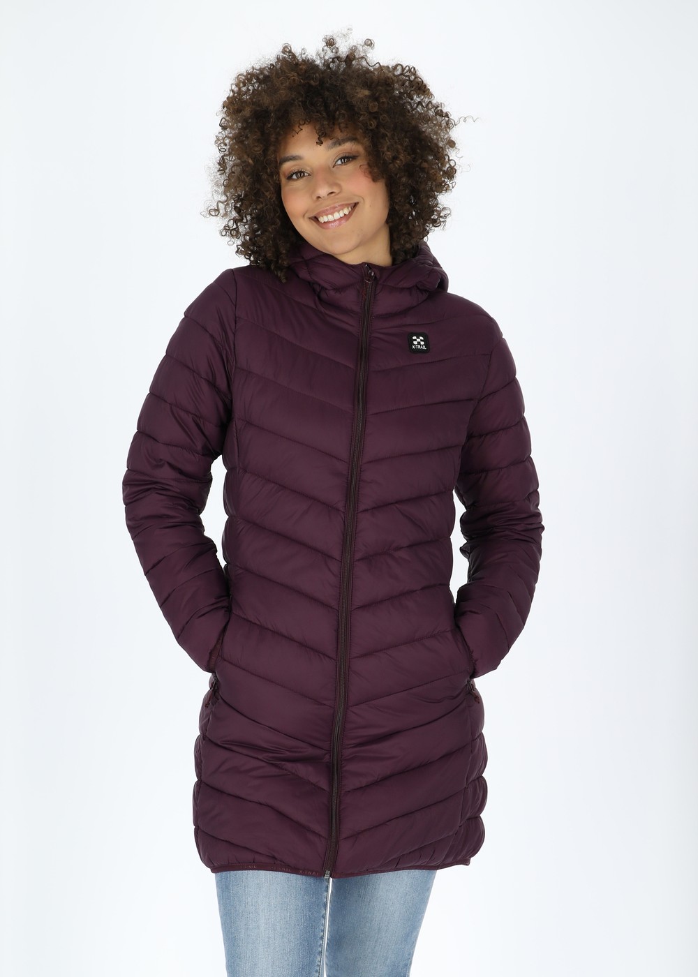 Colorado Lightweight Hooded Coat W, Burgundy, 36,  Vinterjackor Colorado Lightweight Hooded Coat W, Burgundy, 36,  Vinterjackor