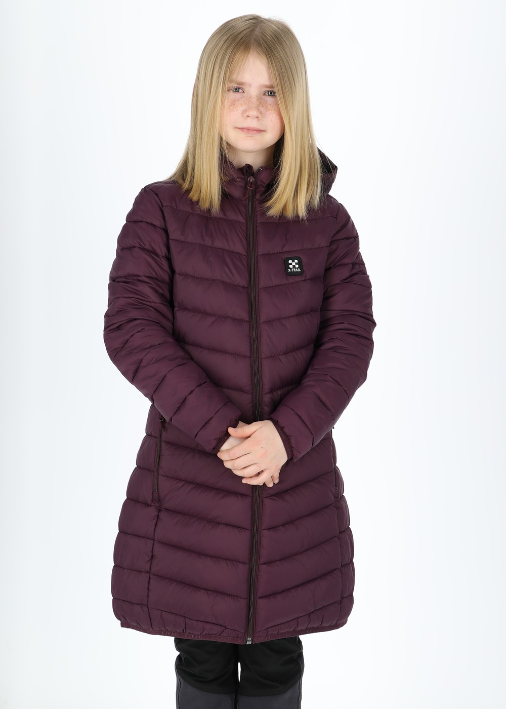 Colorado Lightweight Hooded Coat Jr, Burgundy, 140,  Jackor Colorado Lightweight Hooded Coat Jr, Burgundy, 140,  Jackor