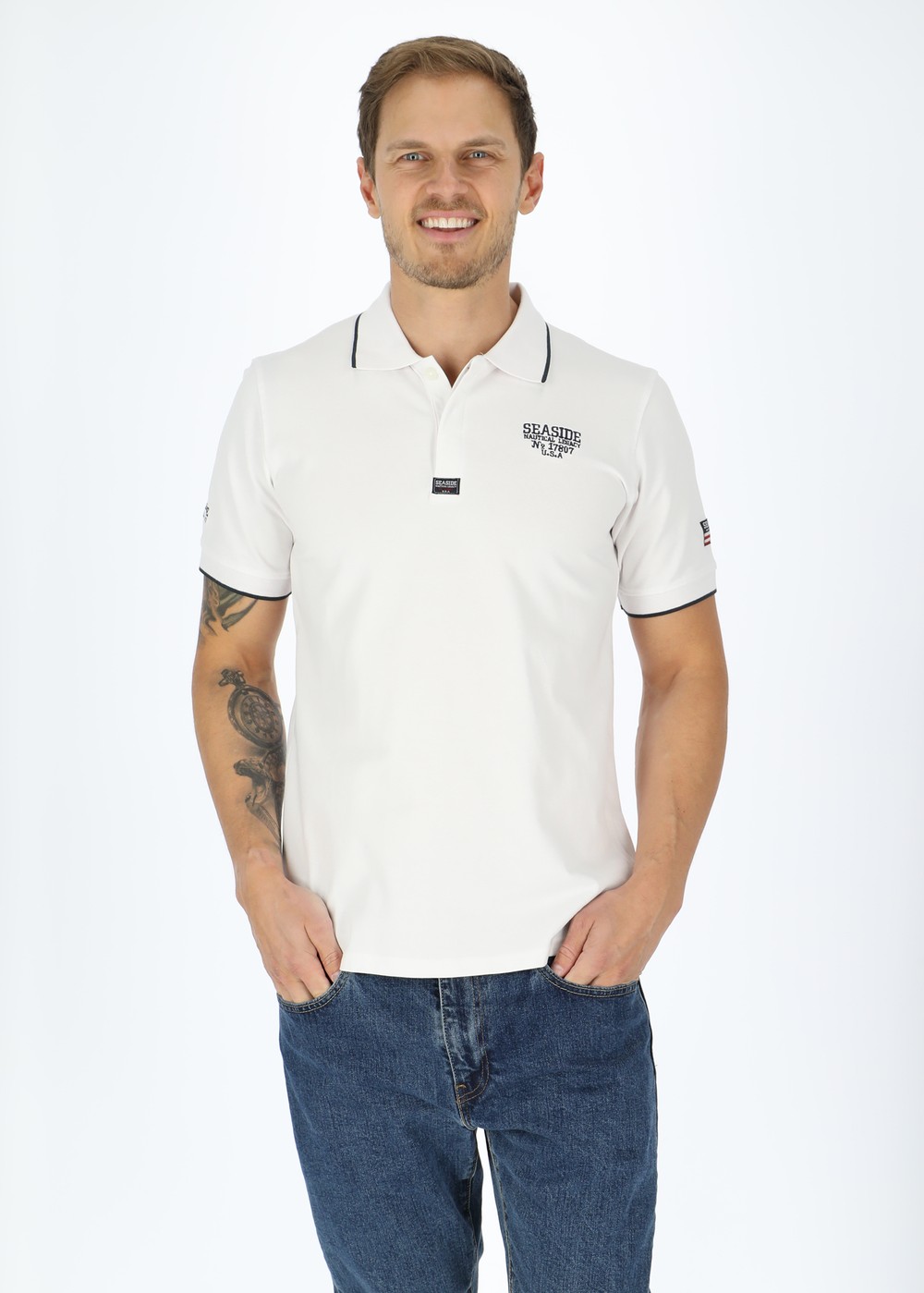 Crew Piké, White, 4xl,  Piketröjor Crew Piké, White, 4xl,  Piketröjor