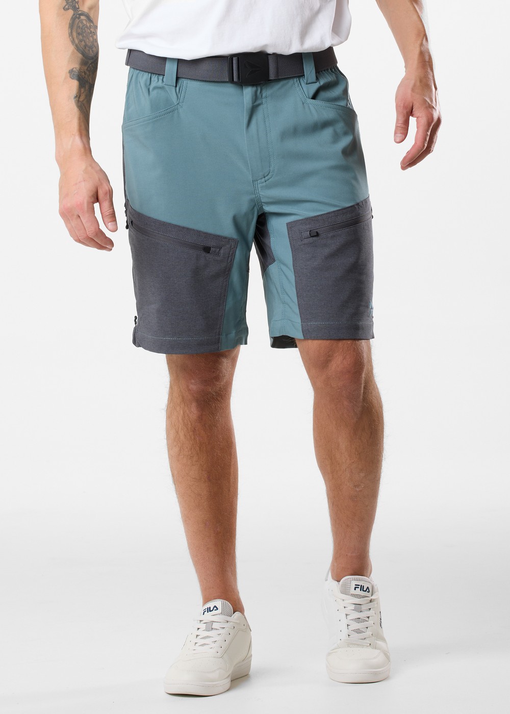 Sail Shorts, Sea Green/Charcoal Melange, L,  Shorts Och Kjolar