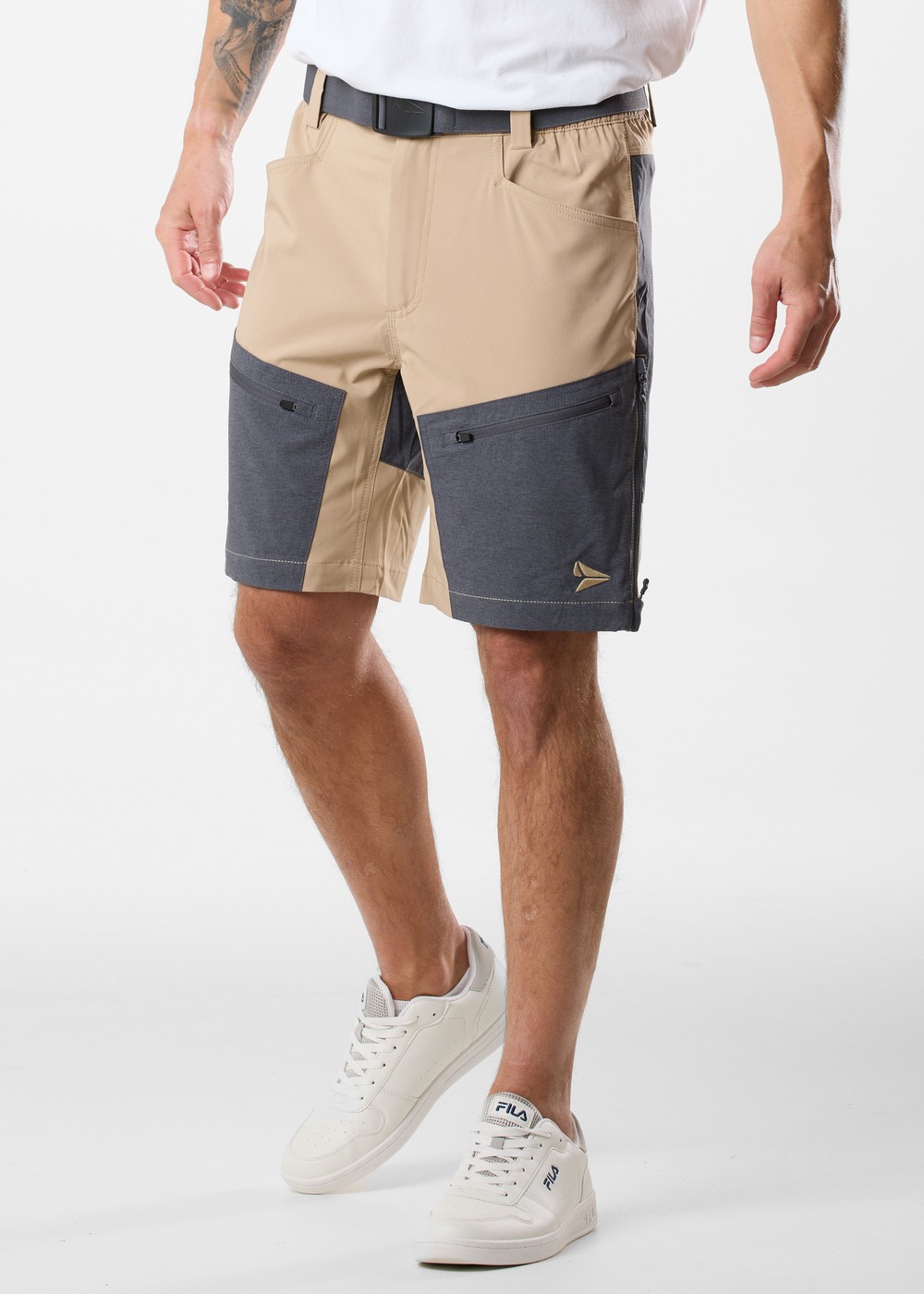 Sail Shorts, Beige/Charcoal Melange, 3xl,  Shorts Och Kjolar Sail Shorts, Beige/Charcoal Melange, 3xl,  Shorts Och Kjolar