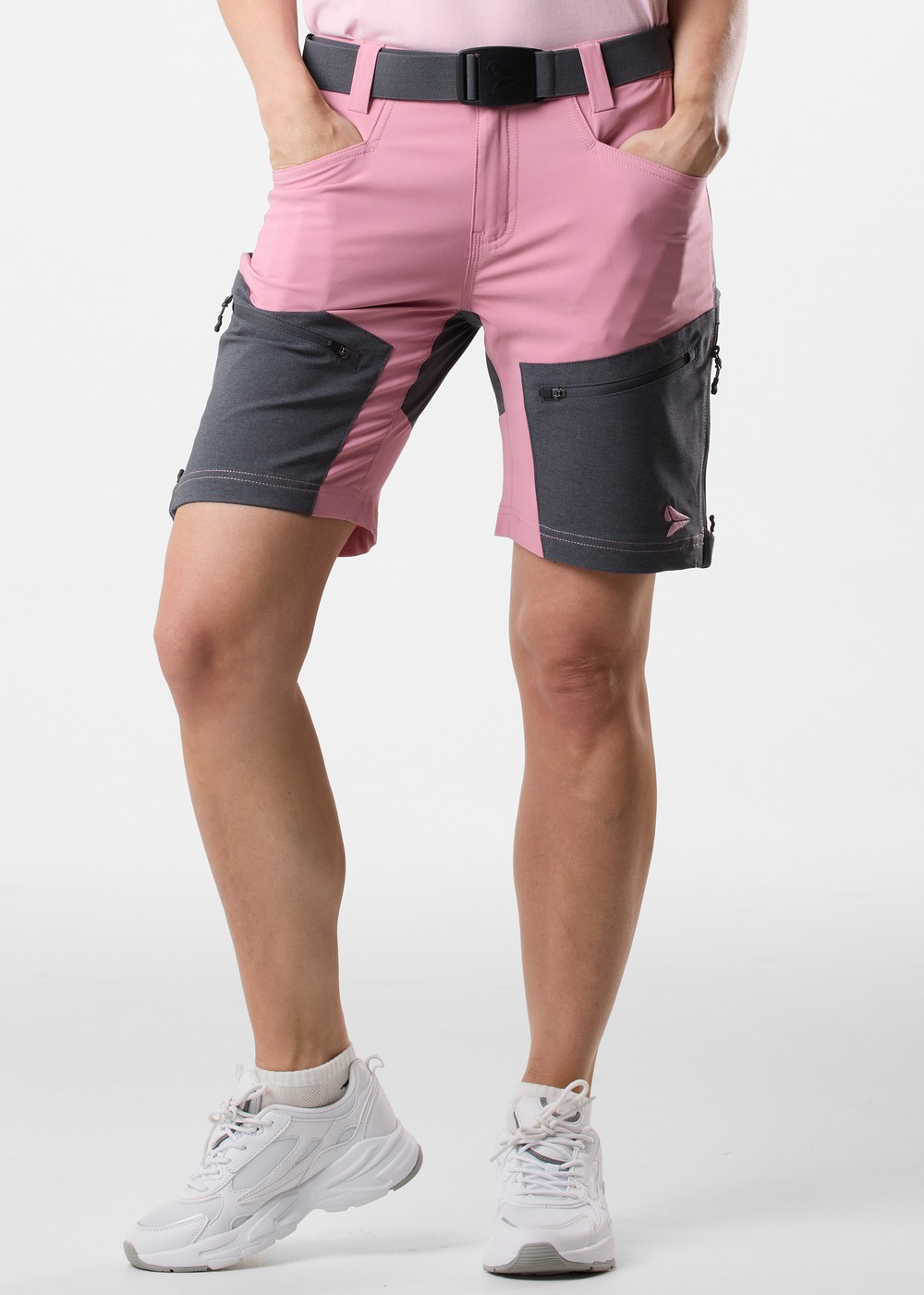 Sail Shorts W, Dusty Rose/Charcoal Melange, 42,  Shorts Och Kjolar Sail Shorts W, Dusty Rose/Charcoal Melange, 42,  Shorts Och Kjolar