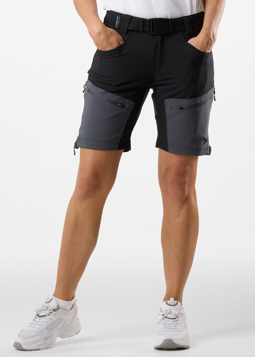 Sail Shorts W, Black/Charcoal Melange, 44,  Shorts Och Kjolar