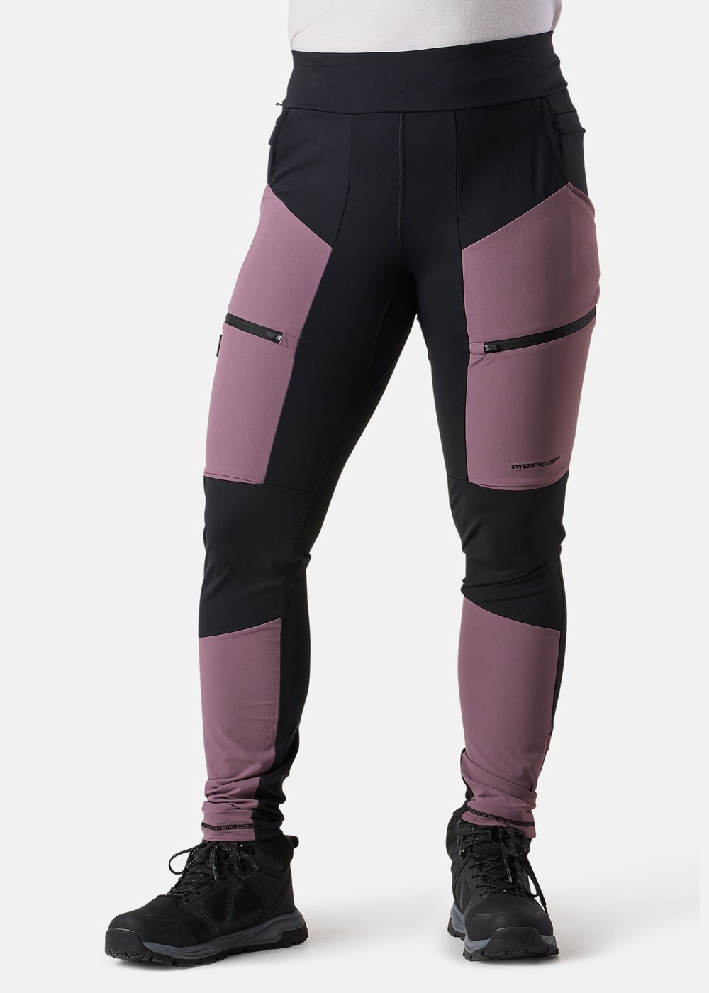 Trondheim Trekking Tights W Dk. Mauve/Black 46  Byxor