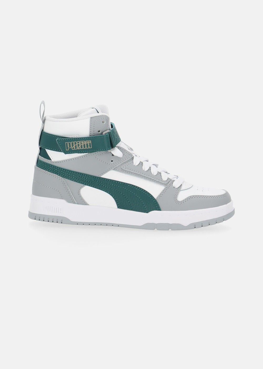 Rbd Game Jr, Puma White-Malachite-Cool Mid, 39