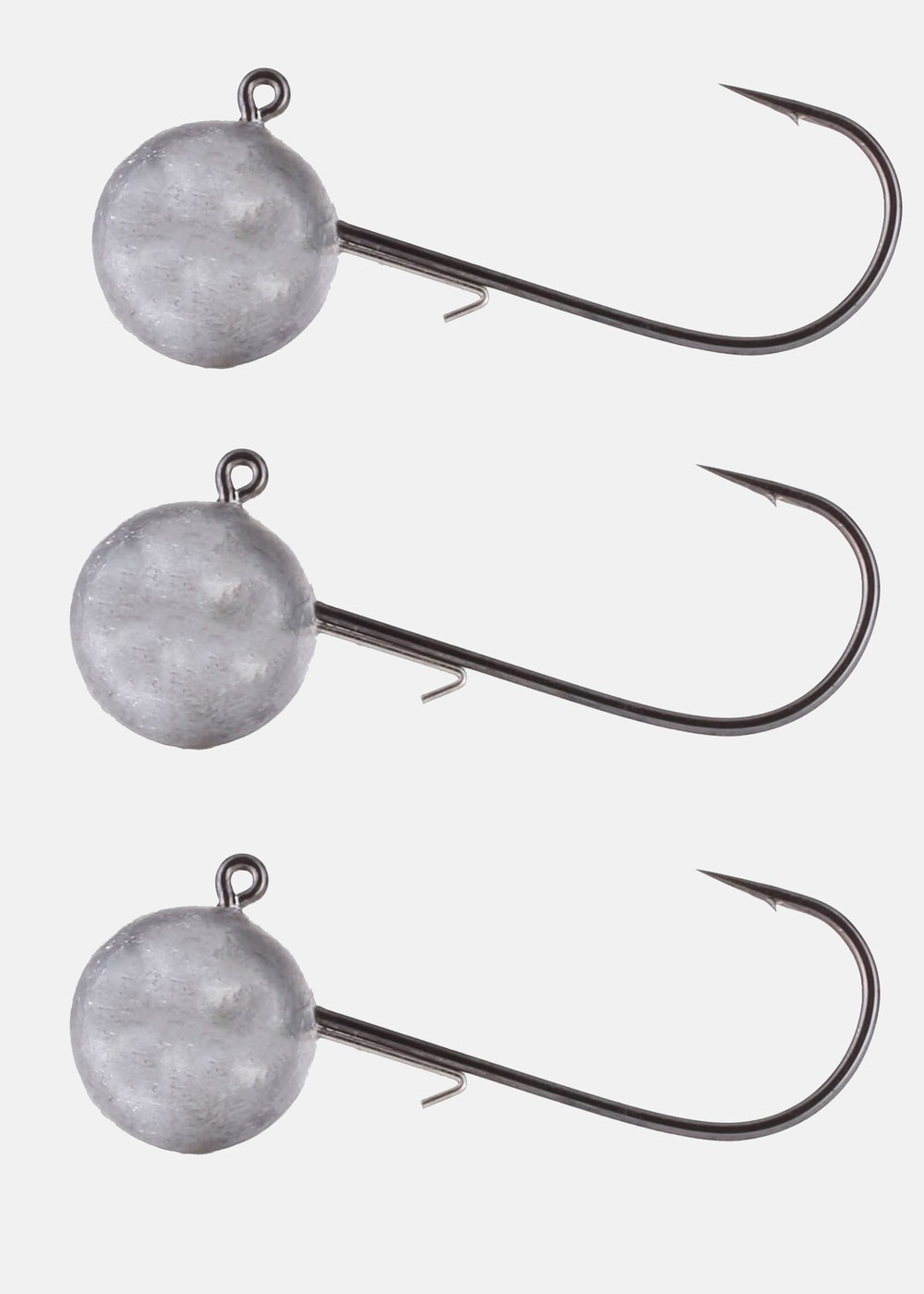 Round Jig Head 1/0-10g, Grå, Onesize,  Jiggskallar