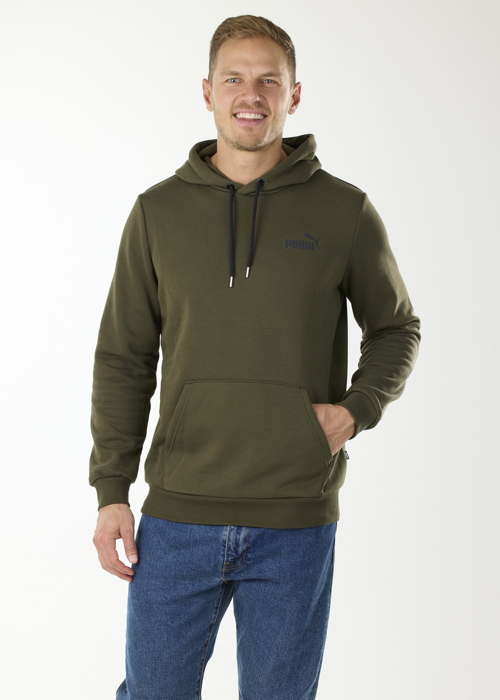 Ess Rebel Hoodie Fl, Dark Olive, Xs,  Hoodies