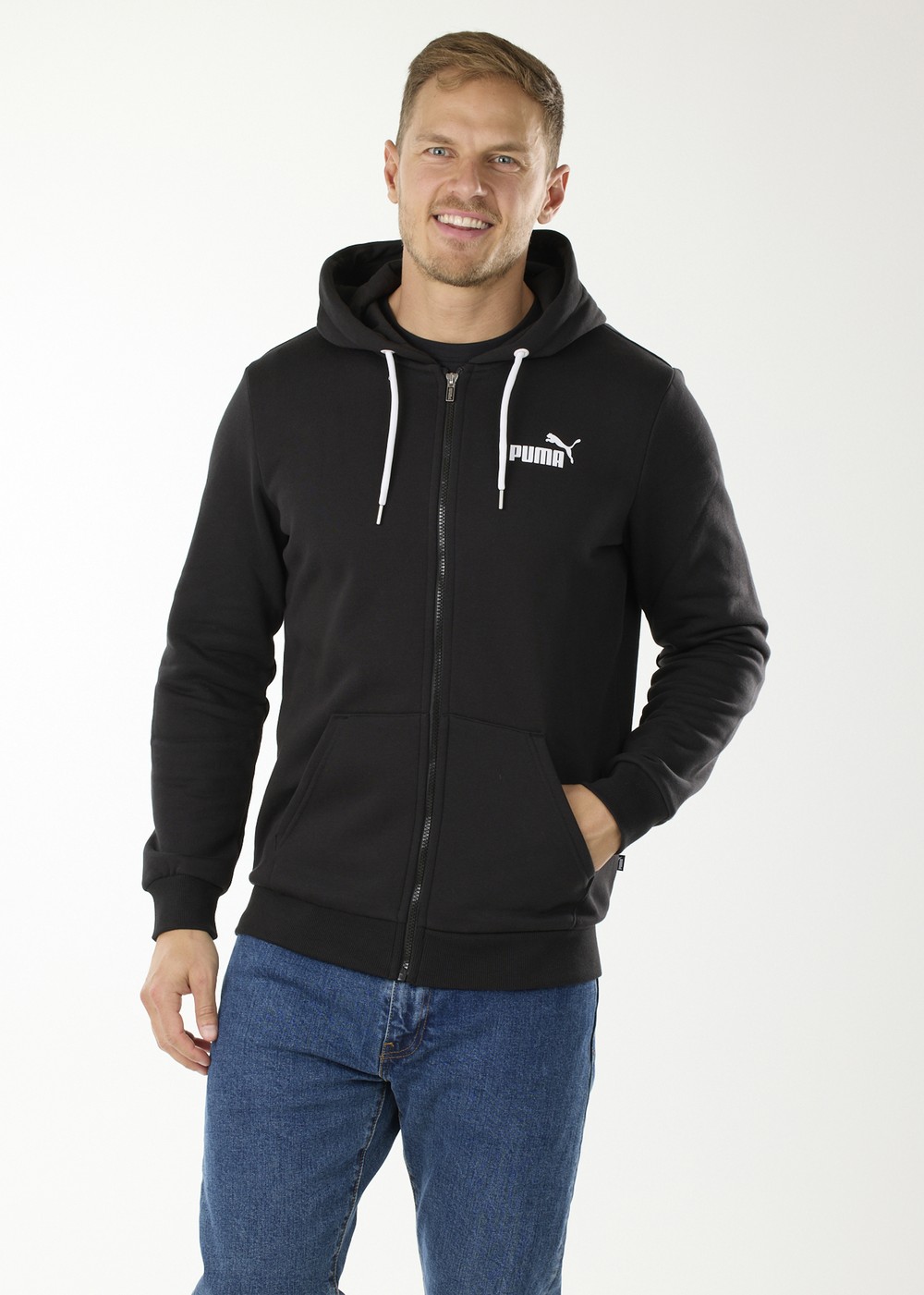 Ess Rebel Fz Hoodie Fl, Puma Black, 2xl,  Hoodies Ess Rebel Fz Hoodie Fl, Puma Black, 2xl,  Hoodies