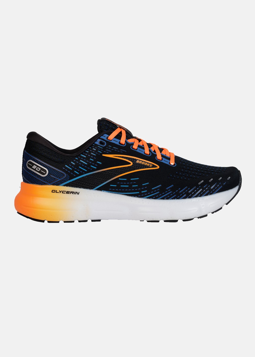 Glycerin 20, 035 Black/Classic Blue/ Orange, 44 (Us 10),  Neutrala Löparskor