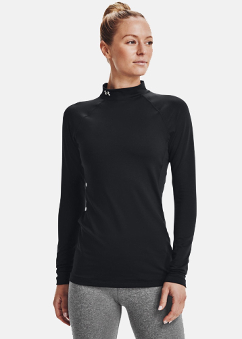 Ua Cg Authentics Mockneck, Black, 2xl,  Löpar-T-Shirts