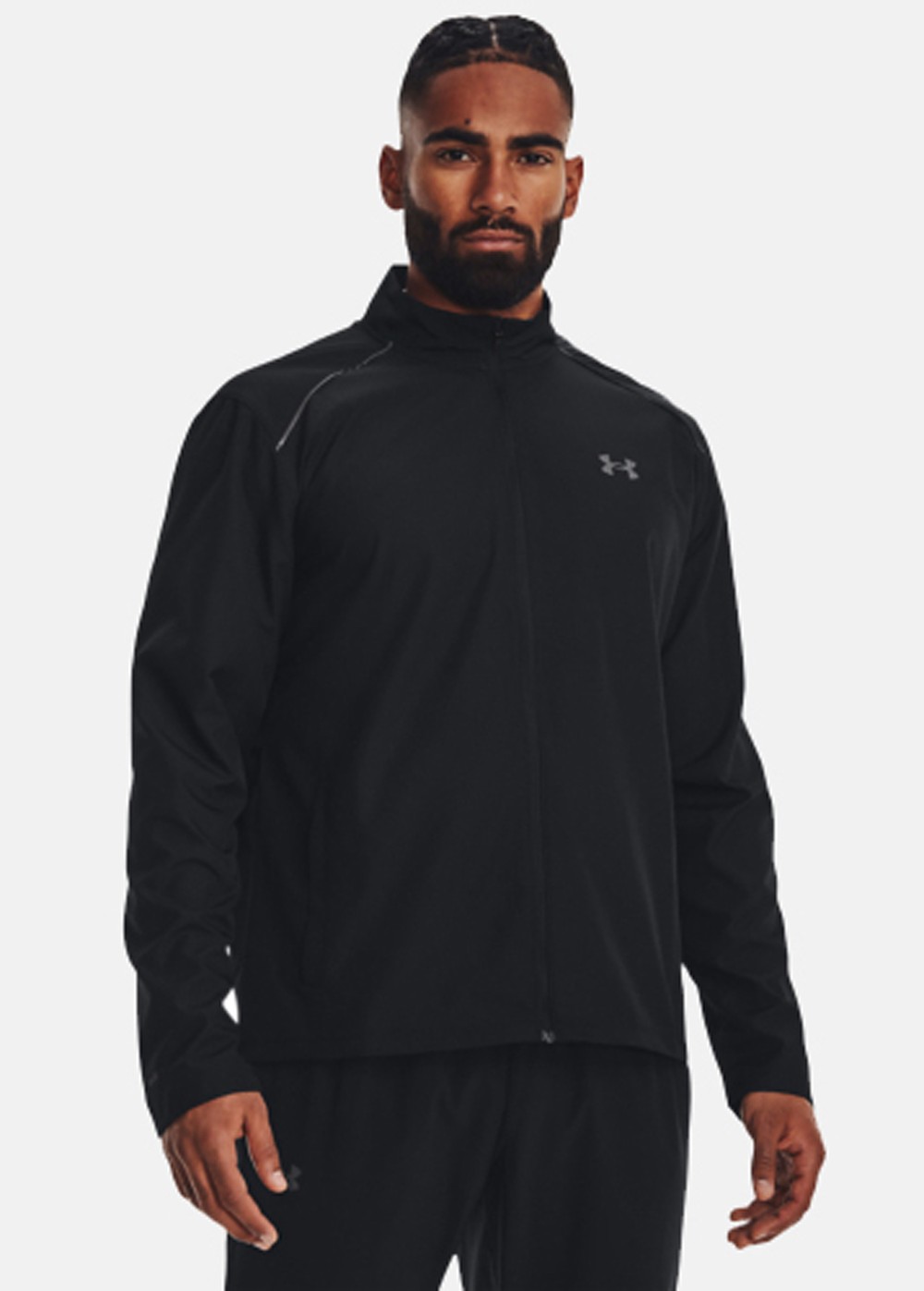 Ua Storm Run Jacket, Black, 2xl,  Träningsjackor