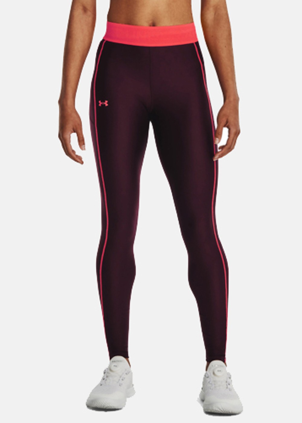 Armour Branded Wb Leg, Dark Maroon, Xs,  Långa Tights