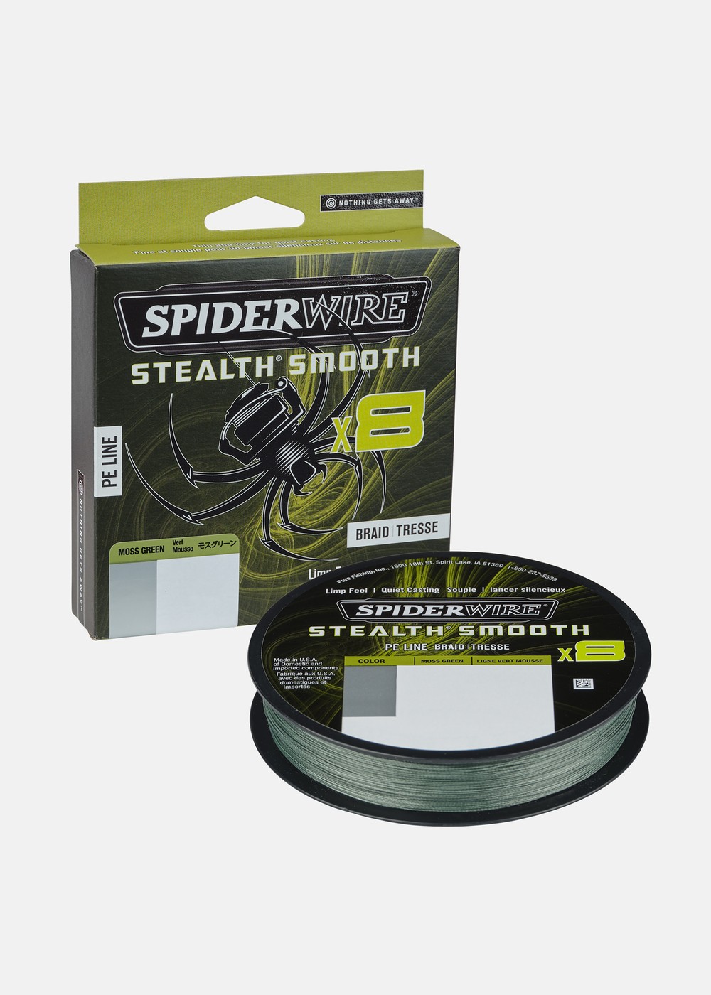 Stealth Smooth 8 0.19mm 150m M, No Color, No Size,  Flätlinor