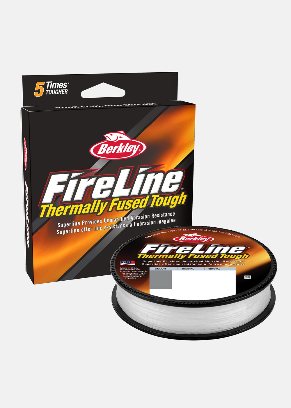 Fireline 0.12mm 300m Crystal, No Color, No Size,  Flätlinor