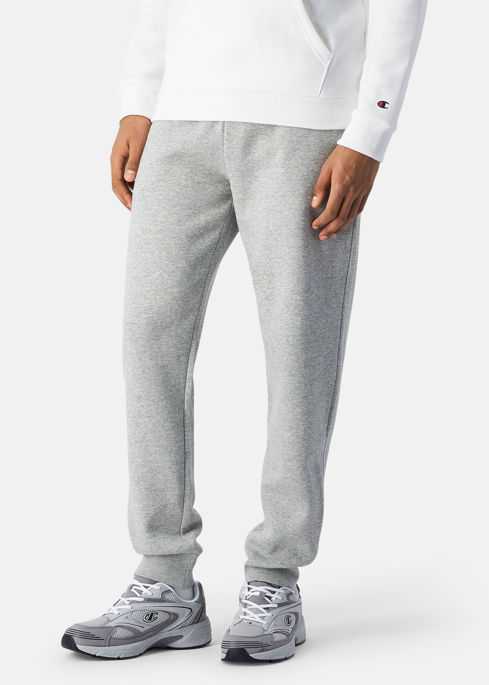 Rib Cuff Pants, Gray Melange Light, 2xl,  Sweatpants Rib Cuff Pants, Gray Melange Light, 2xl,  Sweatpants