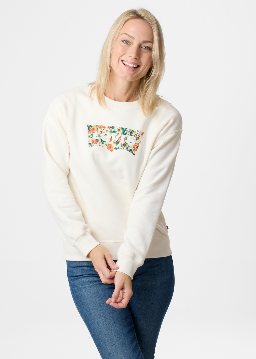 Graphic Standard Crew, Kinsley Fl, Xs,  Sweatshirts