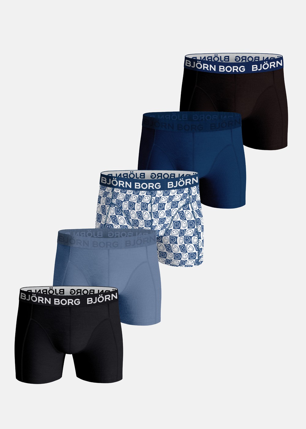 Cotton Stretch Boxer 5p, Multipack 5, Xs,  Kalsonger | Löpning//Löparkläder//SPORTER//Sport & aktivitet | Padelspecialisterna